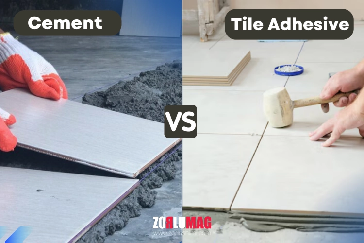 چسب کاشی بهتر است یا سیمان؟