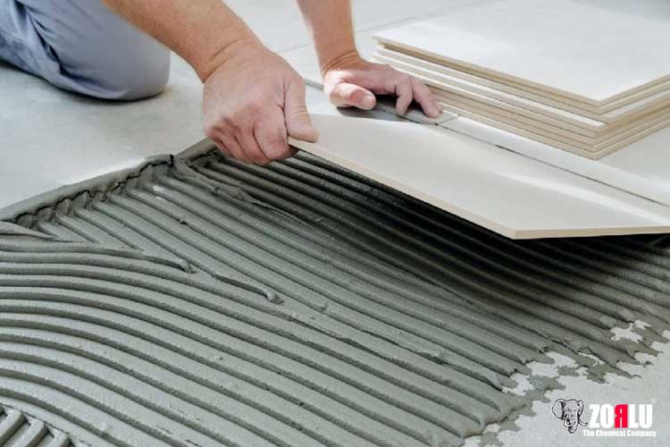 آموزش کامل کاشی‌ کاری با چسب